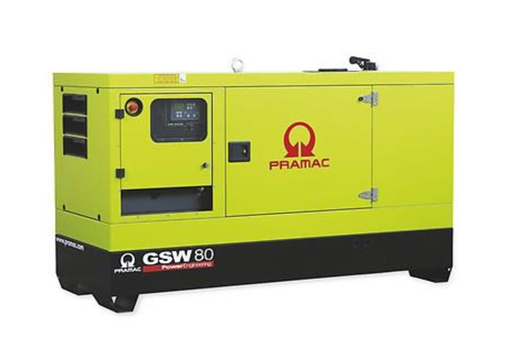 PRAMAC GSW80P 78kVA 3P Diesel Generator - Staunch Machinery